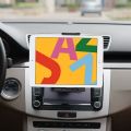 XNYOCN Adjustable Car CD Slot Tablet Stand Phone Holder for iPhone 14 13 12 11 iPad Pro Air Mini 4 to 12 Inch Pad.