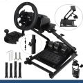 Racing Steering Wheel Stand for Logitech G920/G25/G27/G29/G923 Wheel , Driving Gaming Siimulator Racing Rig , Pedal & Shifters Not Included.. 