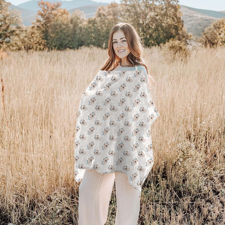 Elinfant%20Mother%20Outing%20Breastfeeding%20Cover%20Cotton%20Baby%20Feeding%20Nursing%20Covers%20Adjustable%20Privacy%20Breastfeeding%20Apron%20-%20Image%205