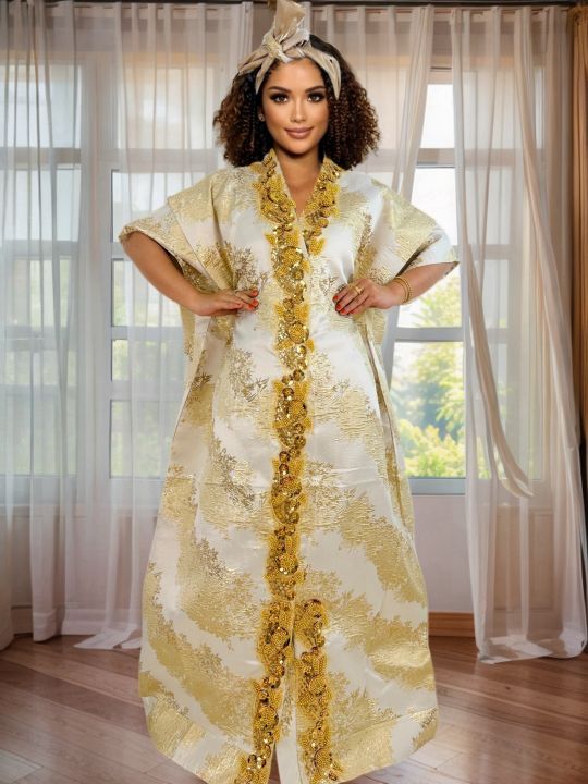 Women's%20Elegant%20Rhinestone%20Embellished%20Long%20Kaftan%20Dress%20Abaya%20Shinny%20Stylish%20Traditional%20African%20Outfit%20-%20Image%202