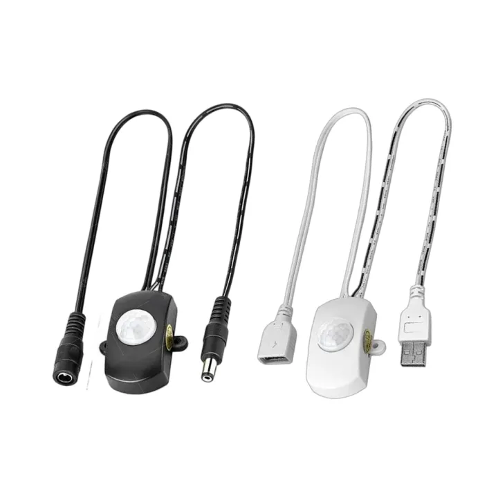 DC 5V 12V 24V 5A PIR Infrared Motion Sensor USB or DC Plug PIR Motion ...
