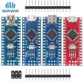 AITEWIN Promotion For arduino Nano 3.0 Atmega328 Controller Compatible Board  Module PCB Development Board without USB V3.0. 
