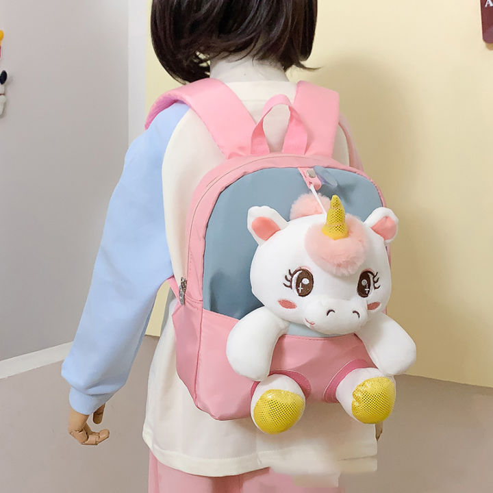 Kid%203D%20Cute%20Backpack%20for%202-6Year%20Gift%20Stuffed%20Unicorn%20Girl%20Kindergarten%20Schoolbag%20Backpacks%20Preschool%20Plush%20Animal%20Baby%20Backpack%20-%20Image%206