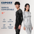 COPOZZ Winter Ski Thermal Underwear Sets Men Women Sweatwicking Breathable Quick Dry Tracksuit Ski Thermo Underwear Long Johns.