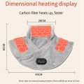 Electric Heating Shoulder Neck Pad Warm Back Brace Hot Compress Back Shawl Winter Massage Shawl Family Office Relaxation Tools.