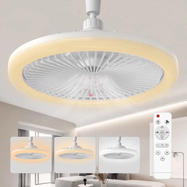 Modern Ceiling Fan Light Bedroom Invisible Ceiling Fan Light Fan Integrated Light Indoor Decoration Lighting Air Supply