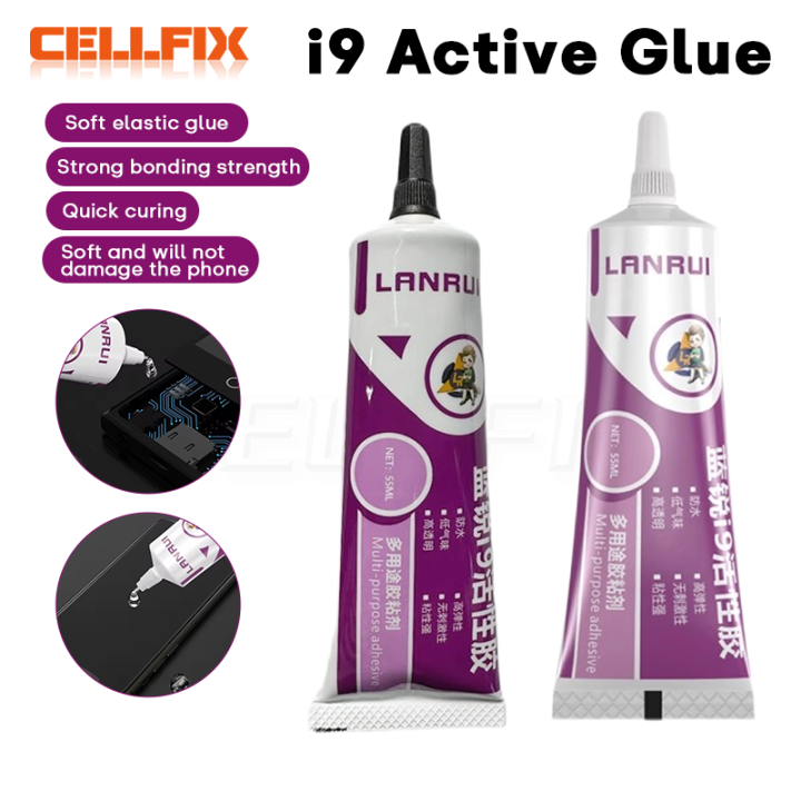LANRUI i9 Active Soft Glue For Cell Phone Laptop TV LCD Screen Back Cover Repair Glue Waterproof Sealant Repair Tools