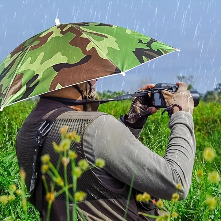 Foldable%20Headwear%20Umbrella%20Portable%20Waterproof%20Fishing%20Hat%2055CM%20Hands-Free%20Rain%20Hat%20For%20Hiking%20Camping%20%20Umbrella%20Adult%20-%20Image%204