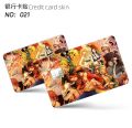 Credit Card anime Stickers Both side Beige closet Debit card sticker all Type card stickers Dragon Ball Z Naruto Funny credit card sticker sticker for debit card. 