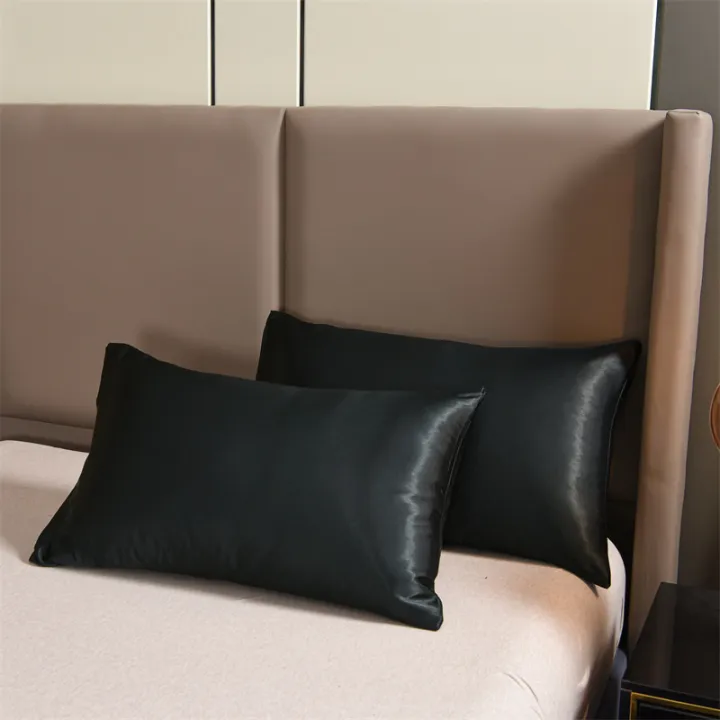 3pcs%20Satin%20Duvet%20Cover%20Set%20Bedding%20Sets%20Queen%20Black%20%20Series%20Luxury%20Rich%20Silk%20Silky%20Soft%20Solid%20%20%20%20Honeymoon%20Wrinkle%20Free%20-%20Image%205