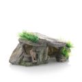 Reptile Hiding Hole Climbing Sunbathing Platform Turtle Hiding Hole Resin Decoration And Scenery Fish Tank Aquarium Landscape. 