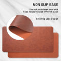 Large Mousepad Desk Pad Waterproof PU Mouse Pad Desk Mat Protective Cover Computer Laptop Non-slip Easy To Clean Keyboard Mats. 