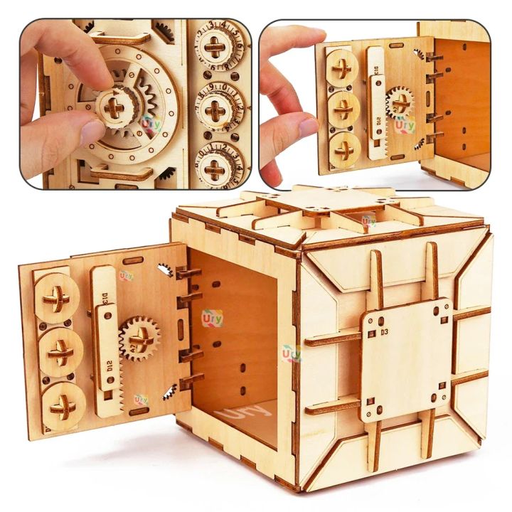 URY%203D%20Wooden%20Puzzle%20Password%20Treasure%20Money%20Box%20Piggy%20Bank%20DIY%20Advanced%20Assembly%20Model%20Toys%20Creative%20%20for%20Lady%20Girls%20-%20Image%204