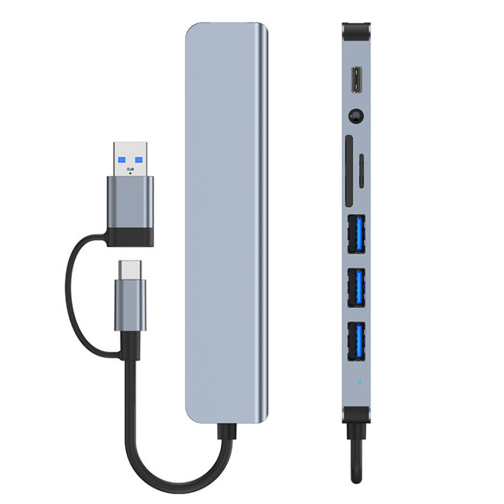 8%20Ports%20USB%20C%20HUB%20USB%20A%20TYPE-C%20HUB%20Concentrator%20USB%20C%20Docking%20Station%205Gbps%20Multi%20Adapter%20SD%20TF%20Card%20Reader%20For%20MacBook%20Air%20PC%20-%20Image%206