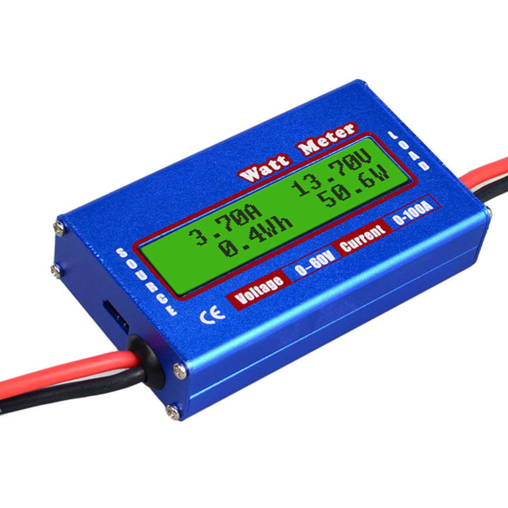 FTVOGUE RC Watt Meter - Spannungsprüfer Bis 60V / 100A | Leistungsanalyzer Für Akkus | Balancer & Ladegerät