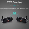 Solar Radio FM Outdoor Portable Wireless Bluetooth Speaker Music Sound Box Subwoofer Bass Aux PC TV Computer TV Hifi Stereo Mp3.