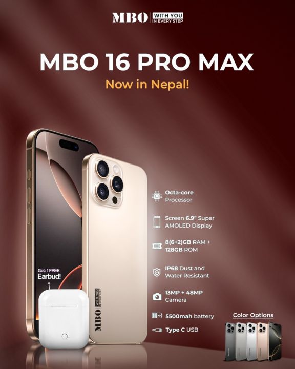 Mbo 16 Pro Max 8 Gb Ram 128 Gb Rom