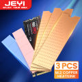 JEYI Copper M.2 HeatSink, 3pcs 2280 SSD Copper Cooler Solid State Disk Radiator with Thermal Silicone Pad for Laptop Desktop. 