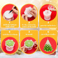 Silicone 3D Christmas Tree Mold DIY Resin Epoxy Small Irregular Pine Needle Tree Craft Candle Making Kit Holiday Decor. 