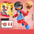 Original Blokees The Amazing Spider-Man Miles Morales Gwen Black Panther Action Figure Blind Box Anime Model Doll Kids Toy . 