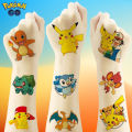 Pokemon Tattoos for Kids Pikachu Styles Temporary Tattoos Stickers Boys Girls Glow Party Supplies Gifts for Children. 