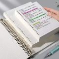 A5/B5/A4 Binder Notebooks Loose Leaf Replaceable Inner Refill with Divider Metal Ring Journal for Student Office School Supplies. 