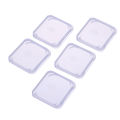 10pcs/lot Transparent SD Memory Card Case Holder Box Storage Boxes Memory Card Clear Plastic Case Holder Protector. 