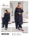 Dhanak 3 Piece Unstitched Suit for Women | Winter Collection. 