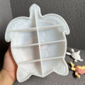 DIY Turtle Silicone Mold Large Tortoise Storage Tray Cement Mold Fish Tank Ornaments Mould Home Decoration. 