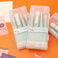 Professional Scrapbook Tool Set - Carving Knives, Non-Slip Mats, Precision Tweezers & Pens for Detailed Paper Crafting 5pcs/Set. 