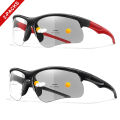 2 Pairs Fashion Photochromic Sunglasses for Men and Women Sports Outdoor Eyewear Camping Hiking Driving Glasses UV400. 