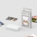 Mijia ZINK Pocket Photo Paper 3Inch Self-Adhesive Instant Print No Ink Needed for Mi Pocket Printer 1S 50 sheets 1 pack.