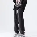M-5XL Teenage Jeans Appear Slim and Loose Fitting Casual and Versatile Sportswear Pants Straight Leg Trendy Jeans. 