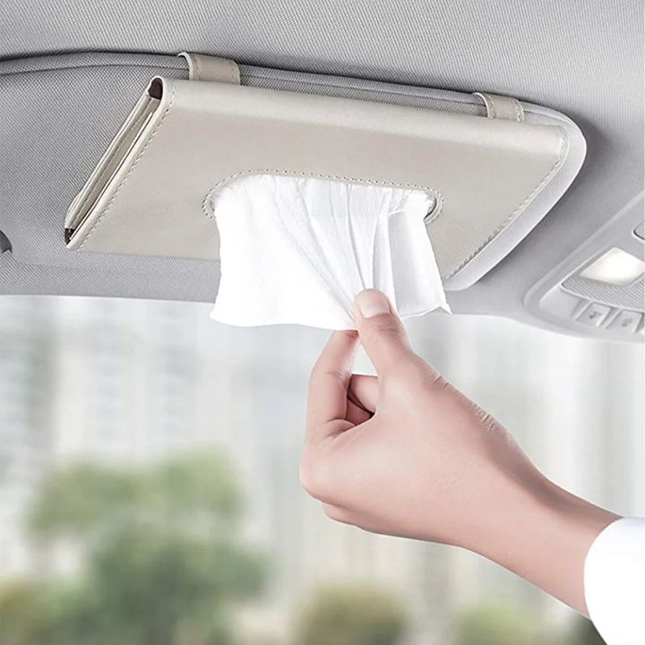 ar Tissue Holder, PU Leather Tissue Box ( Color Beige )