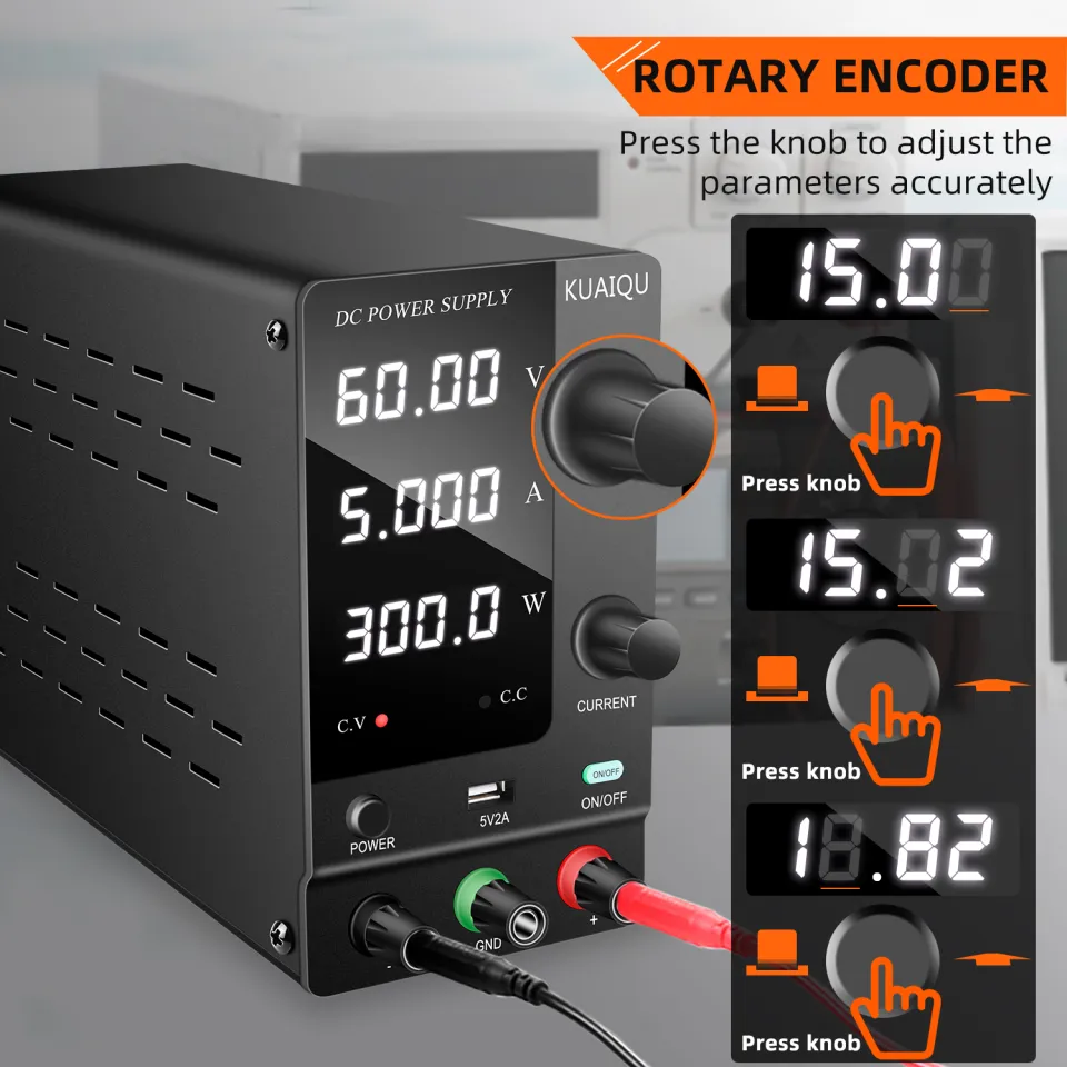 DC Power Supply Variable, Adjustable Switching Regulated