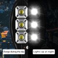 Solar Lights Outdoor, 48 LED Solar Motion Sensor Security Solar Light with 3 Lighting Modes 2400mah IP65 Waterproof Durable Solar Powered Wall Lights 360°Lighting Angle for Yard Door Fence Pathway Garden Outdoor with remote control. 