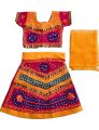 Radha Dress For Girls Krishna Janmashtami 0-10 years 3pcs Set Multicolour. 