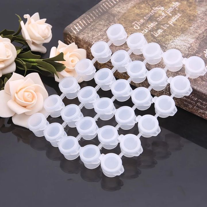 10Strips%2060Pots%20Empty%20Paint%20Strips%20Mini%20Paint%20Cup%20Box%20Pod%20Art%20Crafts%20Plastic%20Storage%20Container%20Pigment%20Container%20Drawing%20Supplie%20-%20Image%206