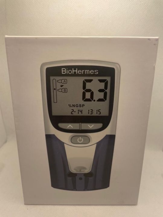 HbA1C GLYCOHEMOGLOBIN A1C ANALYZER EZ 2.0 WITH 25 TEST STRIPS