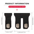SEAMETAL Car Seat Hook Hanger Co-Pilot Storage Box Hanger Metal Hook for Bag Luxury Suede 15KG Large-Bearing Car Handbag Holder. 