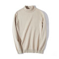 Men Sweater Solid Pullovers Mock Neck Spring And Autumn Wear Thin Fashion Undershirt Size M to 4XL Men Clothing. 