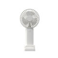 3000mAh Handheld Mini Fan Foldable Portable Neck Hanging Fans 5 Speed USB Rechargeable Fan with Phone Stand and Display Screen. 