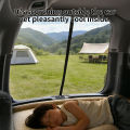 Magnetic Car Trunk Mosquito Net SUV Tailgate Ventilation Mesh Screen Insect Proof Camping Gear for Outdoor Self-driving Travel.
