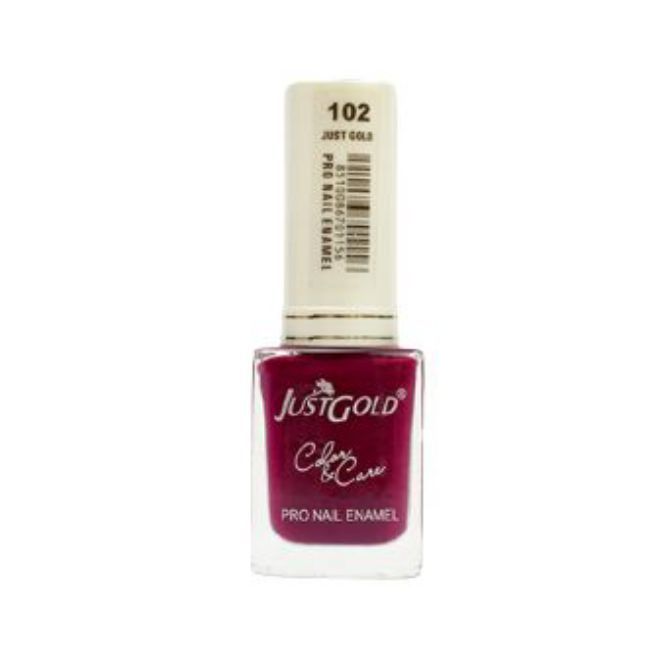 Just Gold Nail Polish (Shade:102) Pro Nail Enamel 10ML