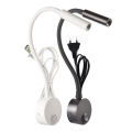 3W Wall Lamp Sconces Bedside Working Study Reading Book Wall Night Light Fixtures Gooesneck Adjust Spot LED White Black Silver. 