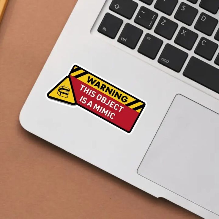 Dungeons%20&%20Dragons%20Inspired%20Warning%20Mimic%20Decal%20-%20High-Quality%20Vinyl%20Sticker,%203.23"%20x%206.69",%20Perfect%20for%20Laptops,%20Water%20Bottles,%20-%20Image%202
