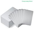 1Pcs Stainless Steel Business Card Blanks Laser Engraving Office DIY Cards Engraver Compatible Business Cards. 