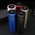 VACCUM  FLASK LED Smart Happy Life Flask. Hot and cold temperature display. 