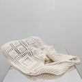 Simple Crochet Tote Bags Fashion Hollow Knitted Women's Bags Casual Female Shoulder Bags Ladies Shopping Top-Handle Bags Handbag.