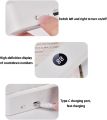 LED Flat Panel Book Light USB Charging Eye Protection Night Vision Reading Lamp for Students Indoor Use 2 in 1 Night Lights. 